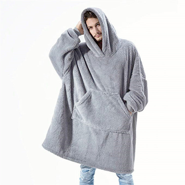 Blushmallow Grey blanket hoodie
