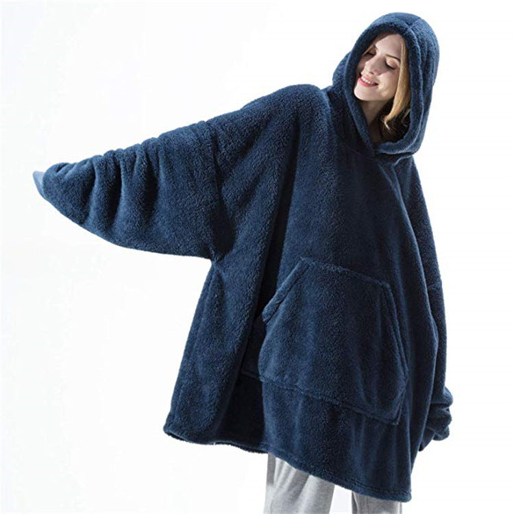 Blushmallow Navy Blue blanket hoodie