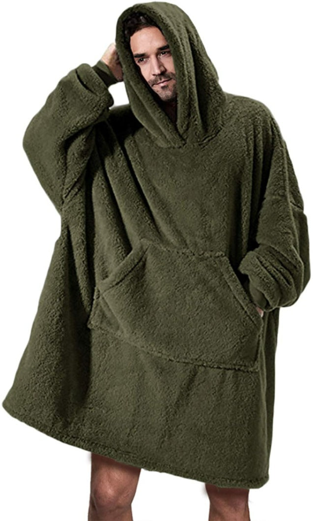 Blushmallow Army Green blanket hoodie